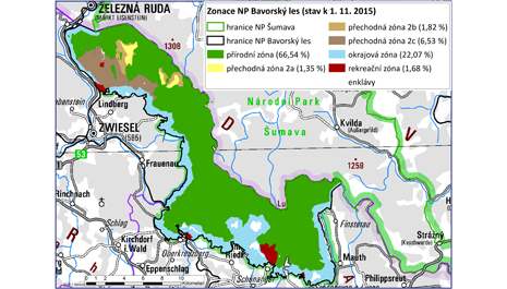 Naturzonenkarte NPBW