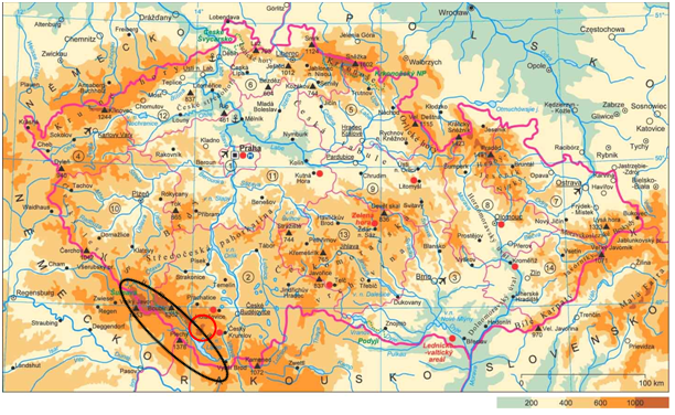 mapa vlci